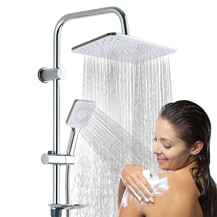 304 SS Shower Column Set with 3 Mode Rainfall Shower Head