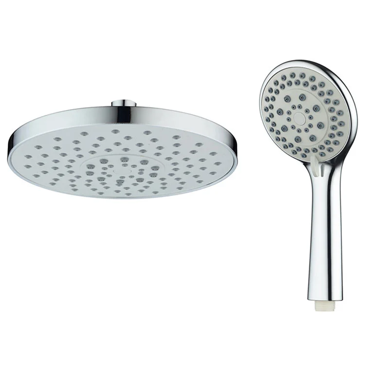 Adjustable 5 Function Round Handheld Shower Set