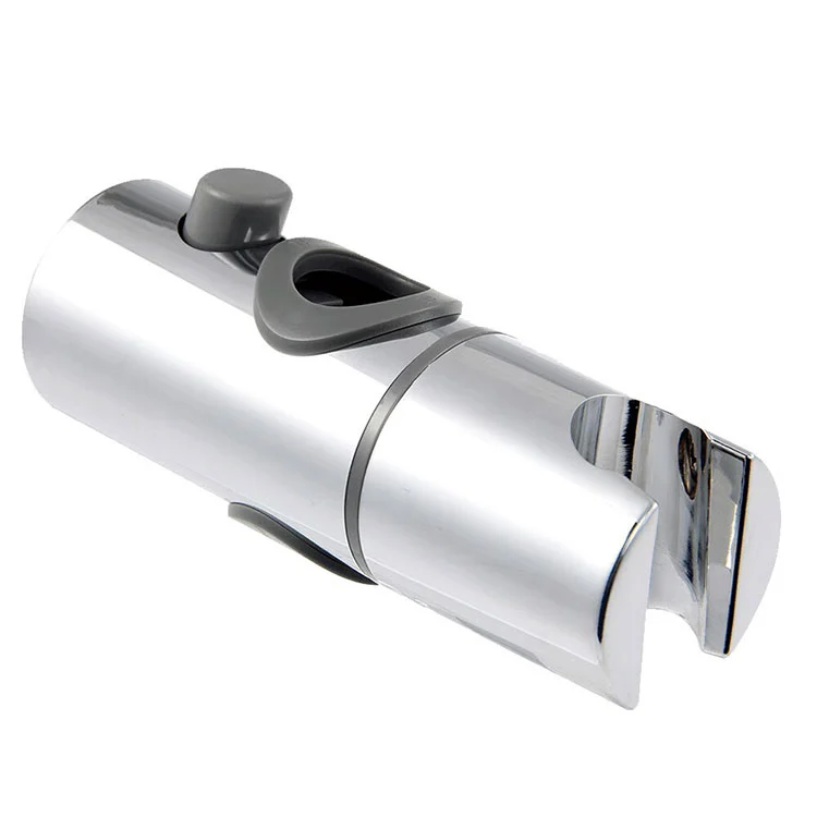 Chrome Round Handheld Shower Holder for Sliding Bar