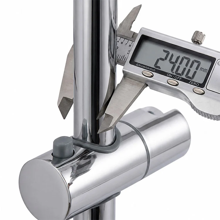 Chrome Shower Sliding Bar Accessories with Shower Holder