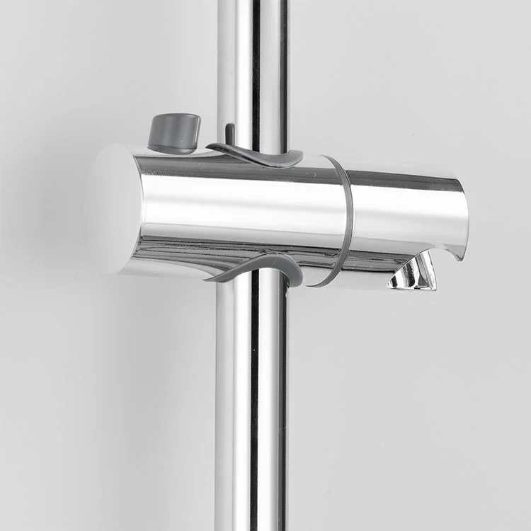 Chrome Shower Sliding Bar Accessories with Shower Holder