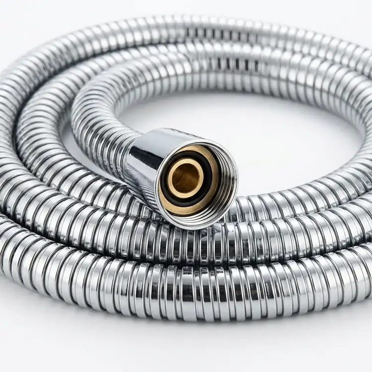 Extendable Chrome 360° Anti-Tangle All-Metal Shower Hose