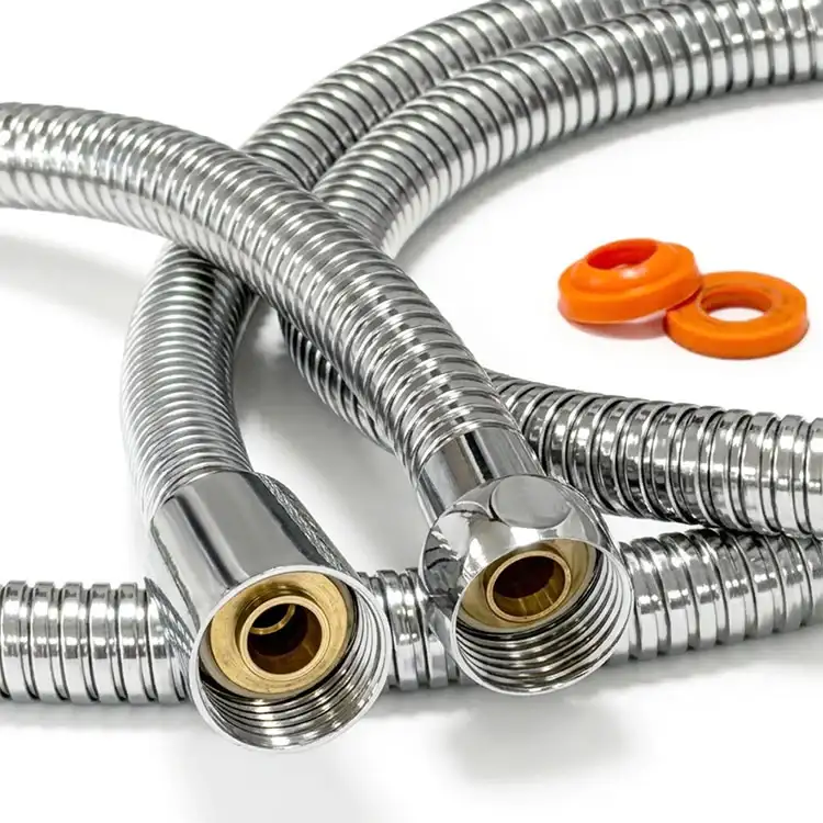 G1/2 1.25m Shower Hose with Brass Nuts and Insert