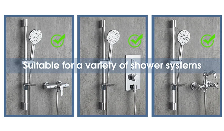Stainless Steel Short Shower Sliding Bar Set with Hose