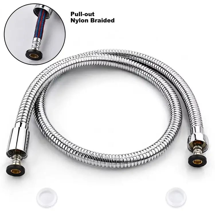 0.6/0.7/0.8/1m 201 SS Braided Hose for Toilet Sprayers