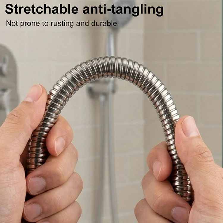 0.6m Reinforced 201 Stainless Steel Shower Hose