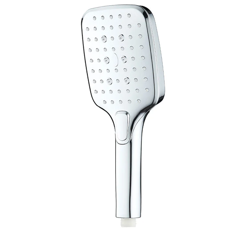 Matte Black Handheld Shower Head with Silicone Nozzles