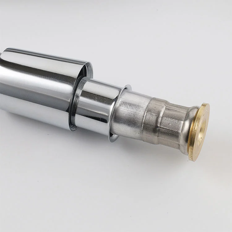 Shiny Silver G1/2 Bathroom Explosion-Proof PVC Shower Hose