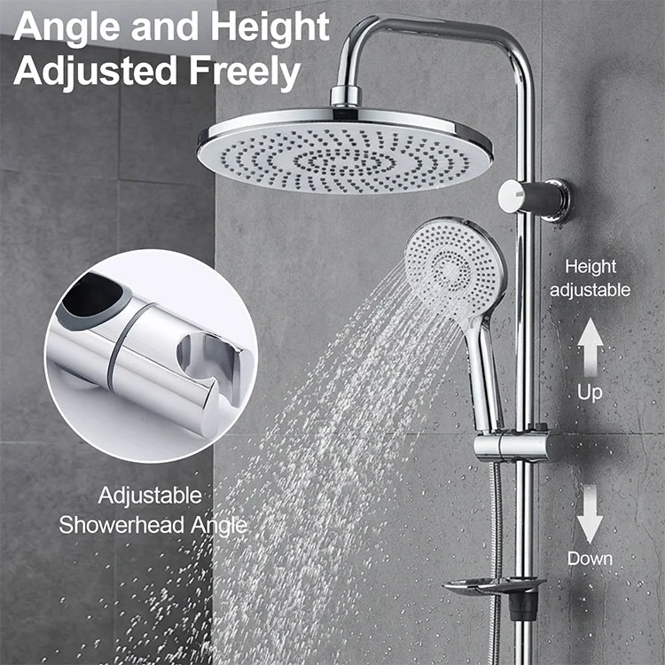 Wall-mounted Stainless Steel Shower Set